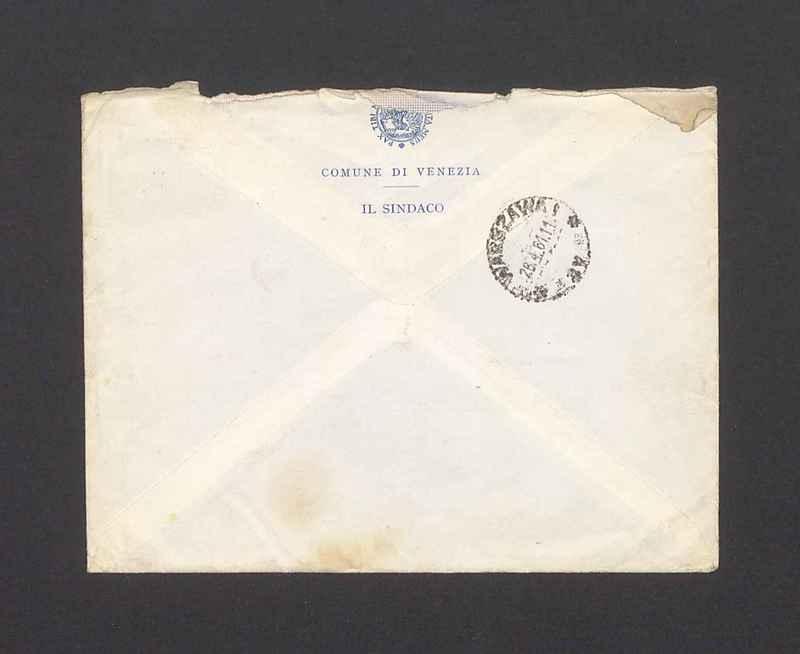 Koperta, nad. Comune di Venezia