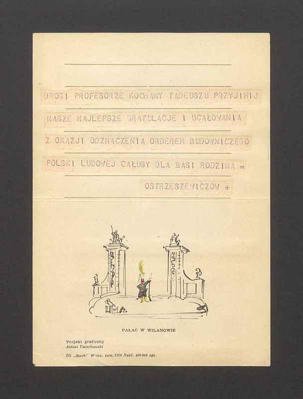 Drogi profesorze [...]