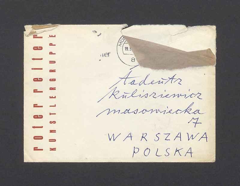 Koperta, nad. Rote Reiter Kunstlergruppe