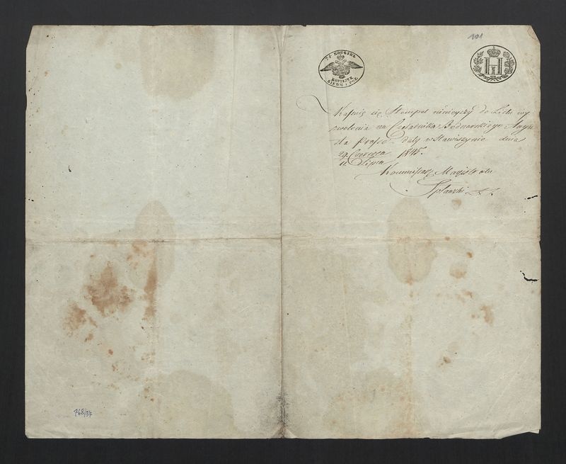 Załącznik ze stemplami opłaty skarbowej