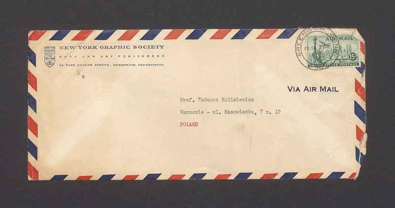 Koperta, nad. New York Graphic Society