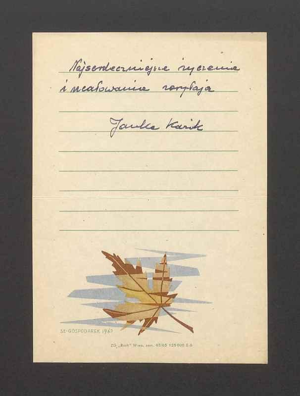 Najserdeczniejsze życzenia