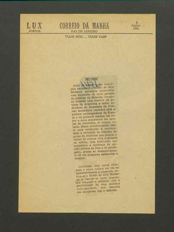 Correio da Manha, Rio de Janeiro