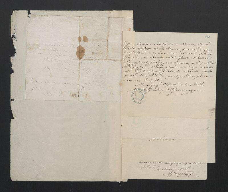 Dowody Usprawiedliwiające Rachunek Zgromadzenia Bednarzy w Mieście Stawiszynie uformowany za rok 1863, 1864 po dzień 11/23 Lipca 1865 r.