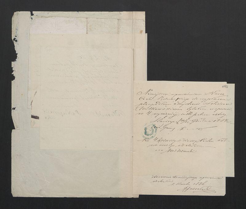 Dowody Usprawiedliwiające Rachunek Zgromadzenia Bednarzy w Mieście Stawiszynie uformowany za rok 1863, 1864 do dnia 11/23 Lipca 1865 r.