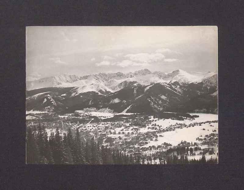Zakopane. Widok ogólny i panorama Tatr