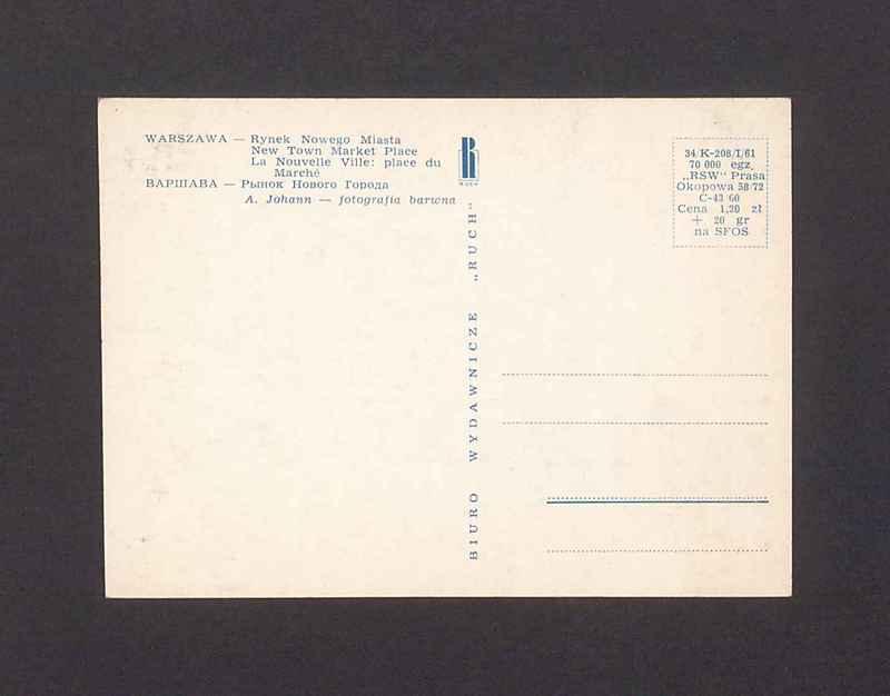 Warszawa - Rynek Nowego Miasta