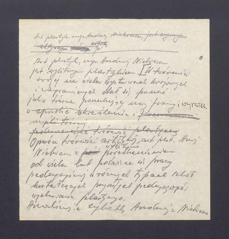 Art. plastyk, mgr. Andrzej Niekrasz [...]