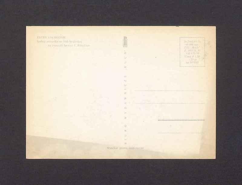 Tatry Zachodnie. Szałasy pasterskie na Hali Strążyskiej