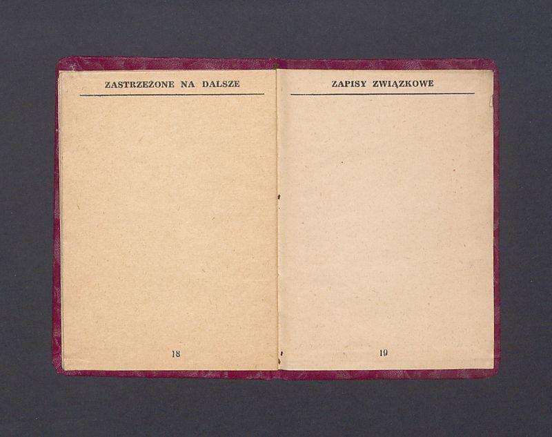 Związek Nauczycielstwa Polskiego: legitymacja 