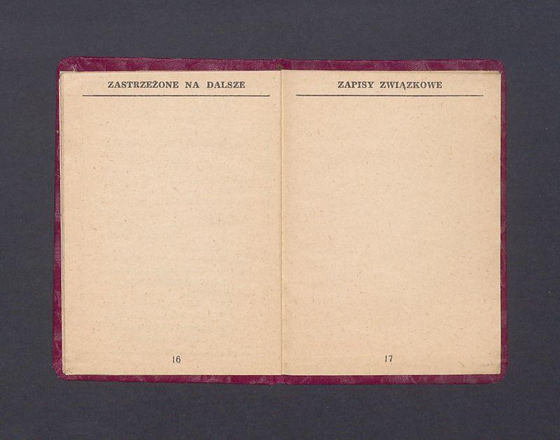 Związek Nauczycielstwa Polskiego: legitymacja 