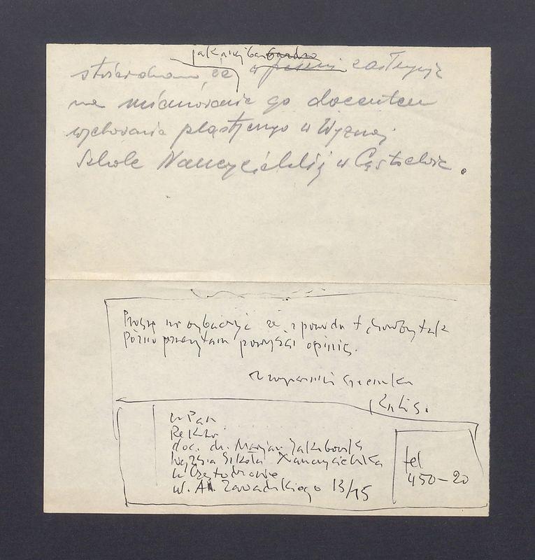 Art. plastyk, mgr. Andrzej Niekrasz [...]