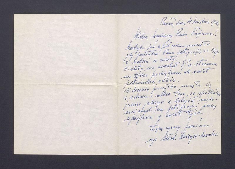 Wielce Szanowny Panie Profesorze [...]