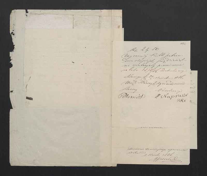 Dowody Usprawiedliwiające Rachunek Zgromadzenia Bednarzy w Mieście Stawiszynie uformowany za rok 1863, 1864 po dzień 11/23 Lipca 1865 r.