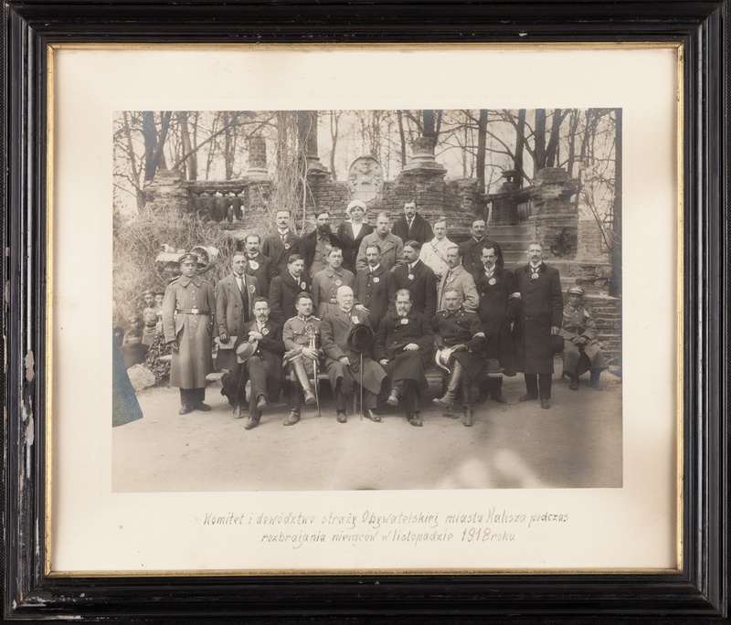 Komitet i dowództwo Straży Obywatelskiej miasta Kalisza podczas rozbrajania Niemców w listopadzie 1918 roku