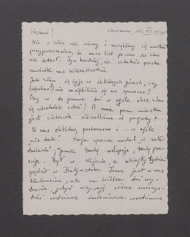 Kochani! Nic o Was nie wiemy [...]