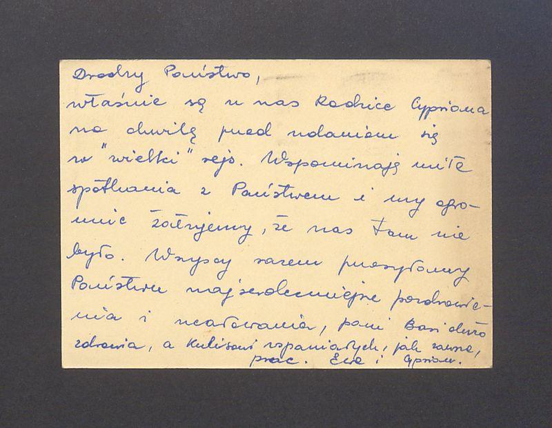 Drodzy Państwo, właśnie są u nas Rodzice Cypriana [...]