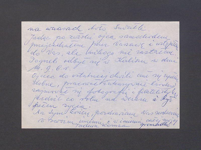 Drogi Wujaszku - Nie było w zwyczaju [...]