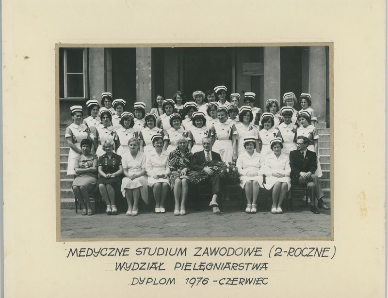 Uczennice Medycznego Studium Zawodowego wydziału Pielęgniarstwa w Kaliszu