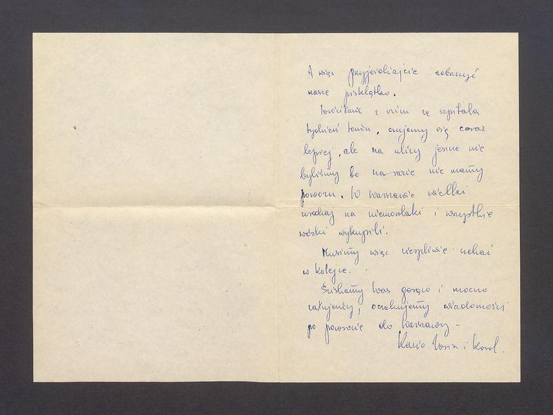 Kochani, Basieńko i Tadeuszku! Serdecznie dziękujemy [...]