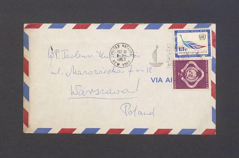 Koperta, adr. WP. Tadeusz Kulisiewicz