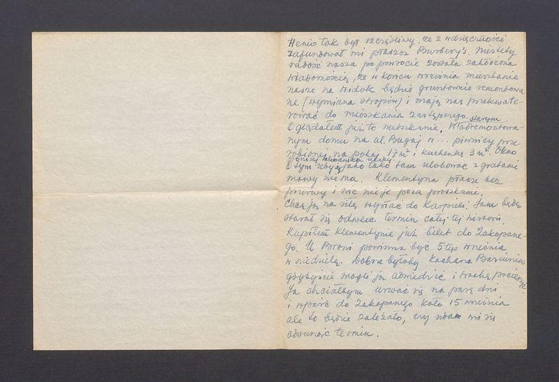 Kochana Basiu i Tadeuszu, Karta Wasza sprawiła [...]