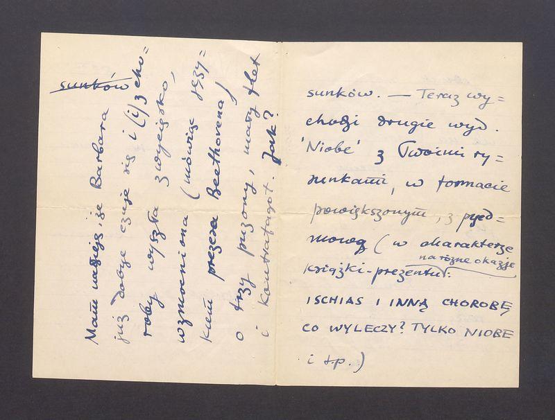 Drogi Tadzio - swego czasu na łamach "Trybuny Ludu" [...]