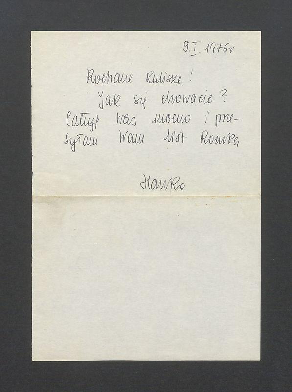 Kochane Kulisze! Jak się chowacie [...]