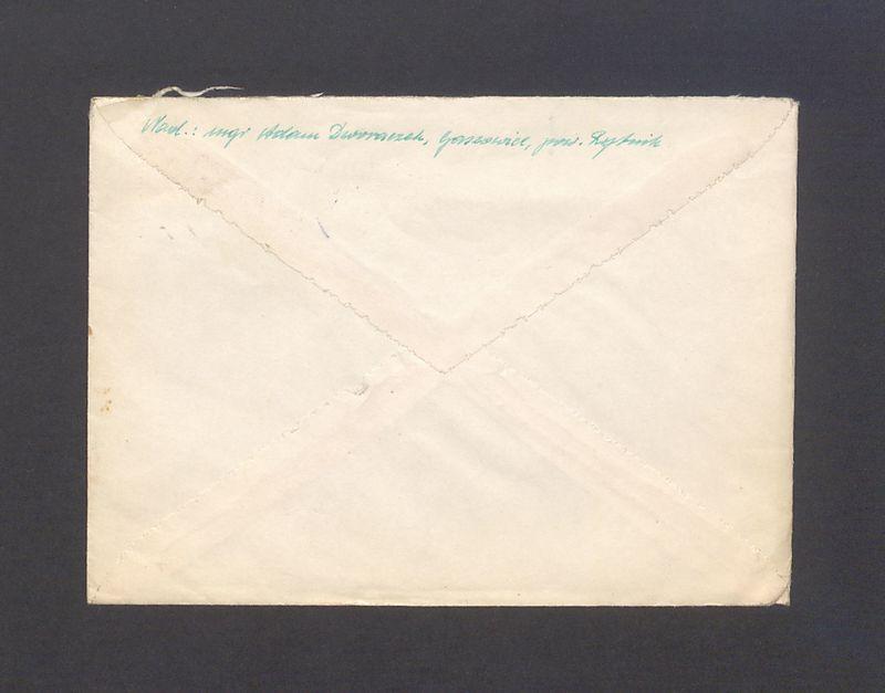 Koperta, adr. Szan. Pan Tadeusz Kulisiewicz