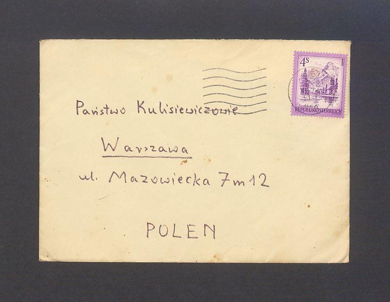 Koperta, nad. Janusz Prystrom