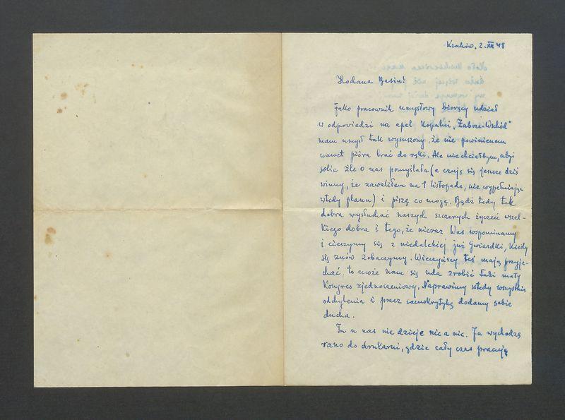 Kochana Basiu! Jako pracownik umysłowy [...]