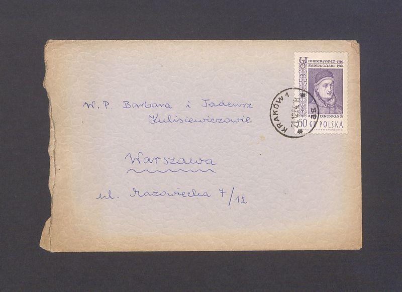 Koperta, nad. Krystyna Ratkowska