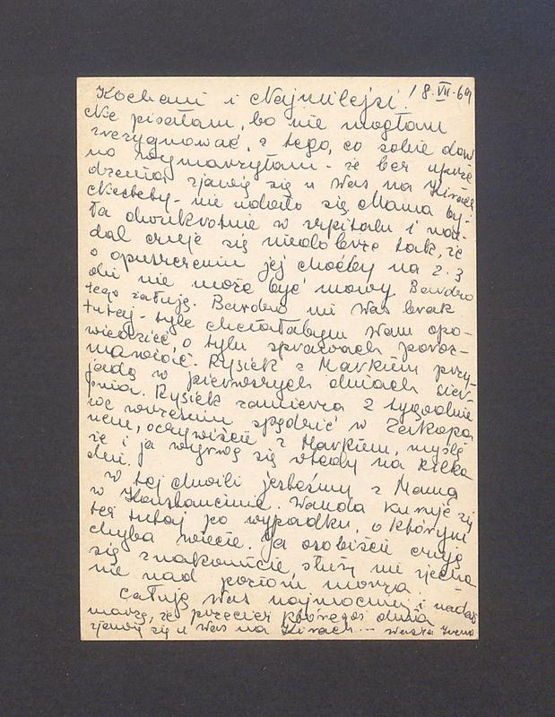 Kochani i Najmilejsi! Nie pisałam, bo nie mogłam zrezygnować [...]