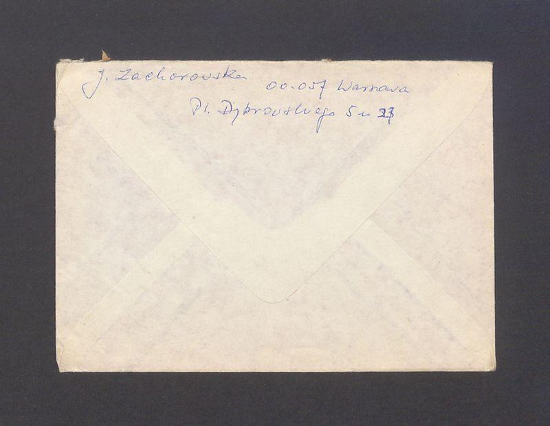 Koperta, adr. W. Państwo B. i T. Kulisiewiczowie