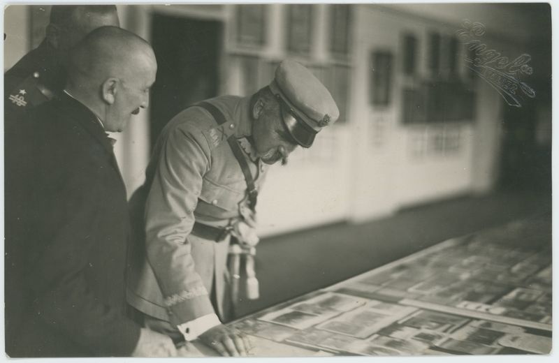 Zdjęcie z pobytu w Kaliszu . J. Piłsudskiego, I. Mościckiego, S. Wojciechowskiego