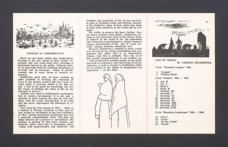 Drawings by Tadeusz Kulisiewicz