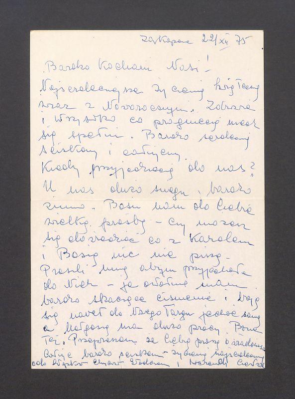 Bardzo Kochani Nasi! Najserdeczniejsze życzenia świąteczne [...]