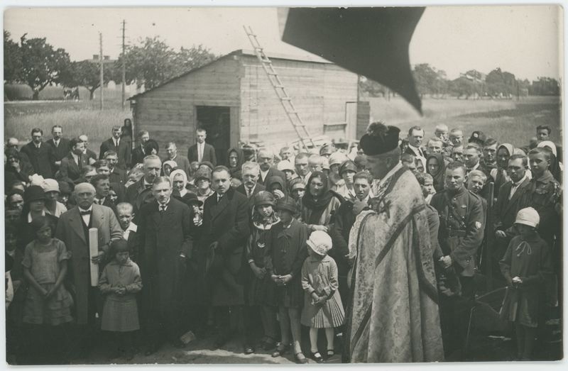 Zdjęcie z pobytu w Kaliszu . J. Piłsudskiego, I. Mościckiego, S. Wojciechowskiego
