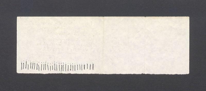 Karteczka z adresem Urzędu Miasta i Gminy Zakopane, numerem konta Wydziału Finansowego Urzędu