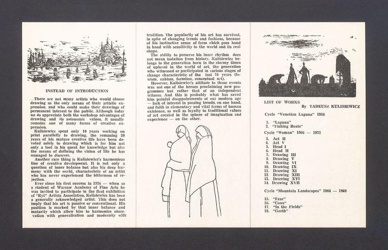 Drawings by Tadeusz Kulisiewicz