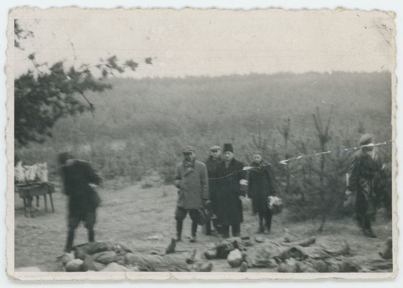 Ekshumacje zwłok pomordowanych pod Kaliszem w czasie II Wojny Światowej