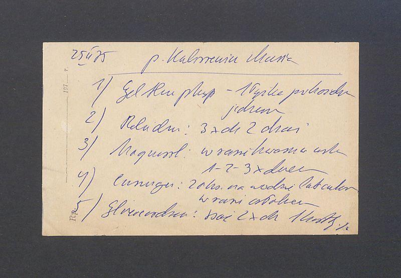 Zalecenia, jak przyjmować lekarstwa dla Marii Kulisiewicz