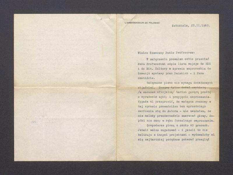 Wielce Szanowny Panie Profesorze: W załączeniu pozwalam sobie przesłać [...]