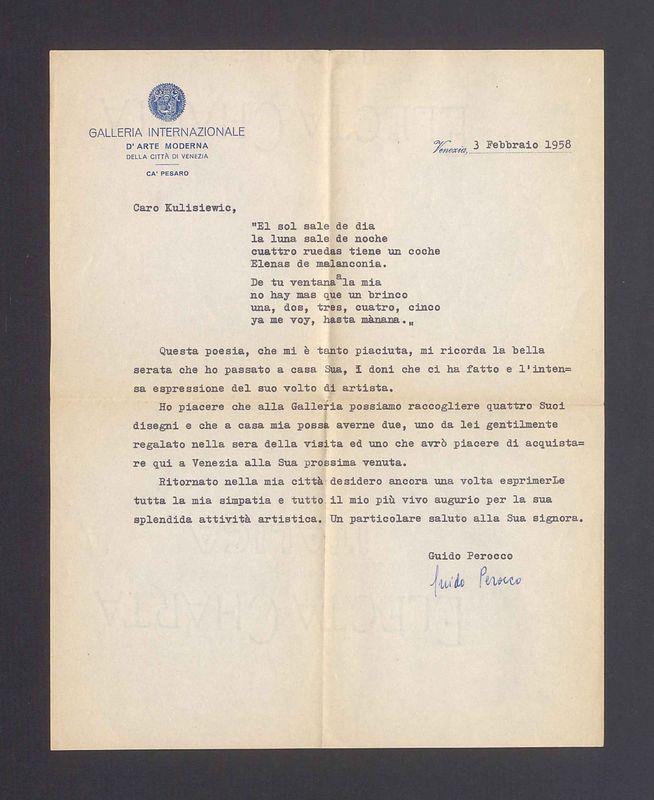 Caro Culisiewicz, Questa poesia, che mi e tanto piacuta [...]