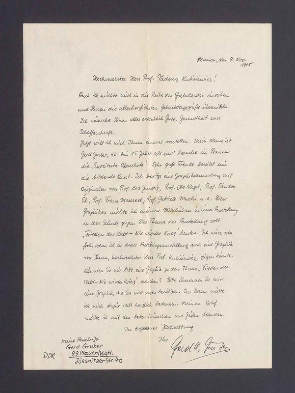 Hochverehrter Herr Prof. Tadeusz Kulisiewicz! Auch ich mochte mich in die Reihe [...]