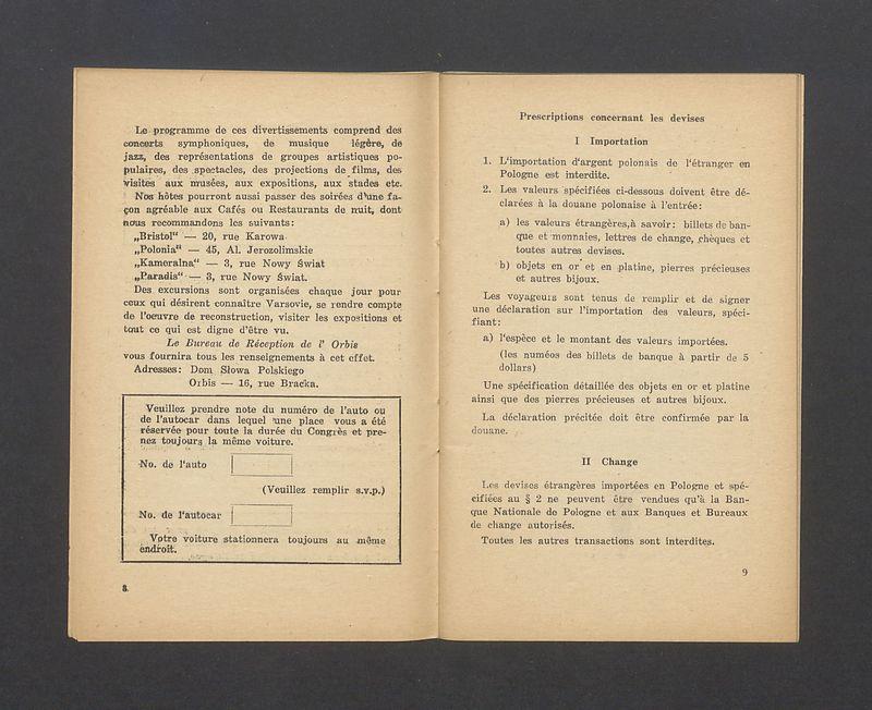 Guide a l'usage de delegues. Nous saluons les delegues au II-eme Congres Mondial des Partisants de la Paix