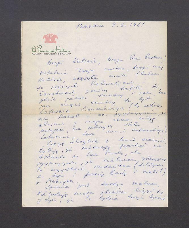 Drogi Kulisie, Droga Pani Barbaro! Ostatnia Twoja kartka [...]