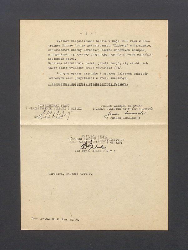 Doświadczenia wieloletniej współpracy wojska ze środowiskiem artystów-plastyków [...]