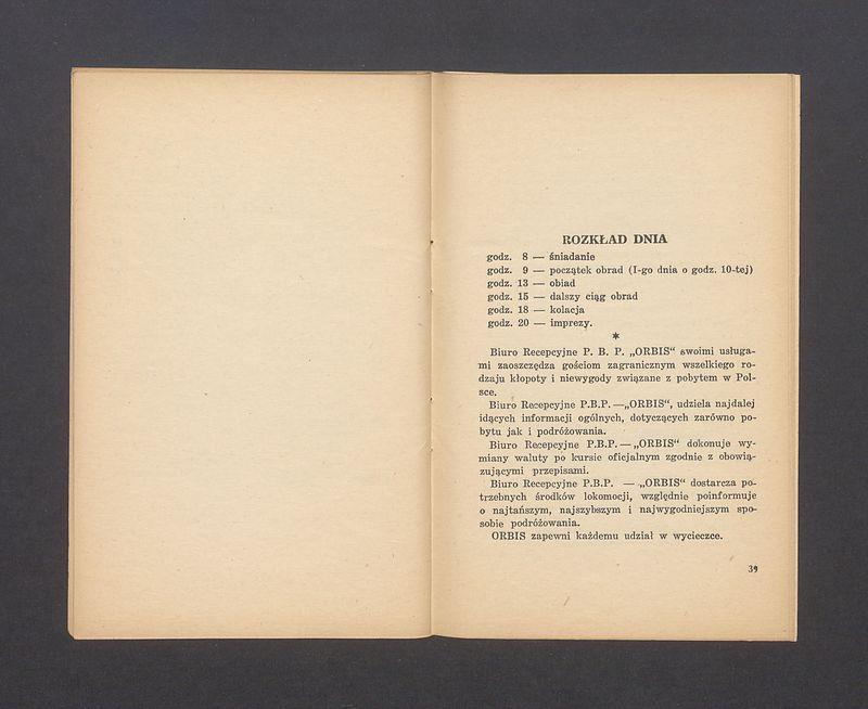 Guide a l'usage de delegues. Witamy Delegatów na II-gi Kongres Światowy Obrońców Pokoju