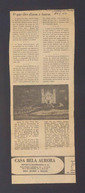 O que eles dizem e fazem [...]